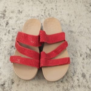 Vionic Pacific Alexis Suede Platform Sandals